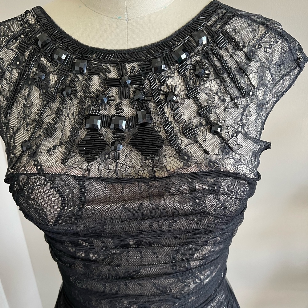Size Small Bebe black fitted dress